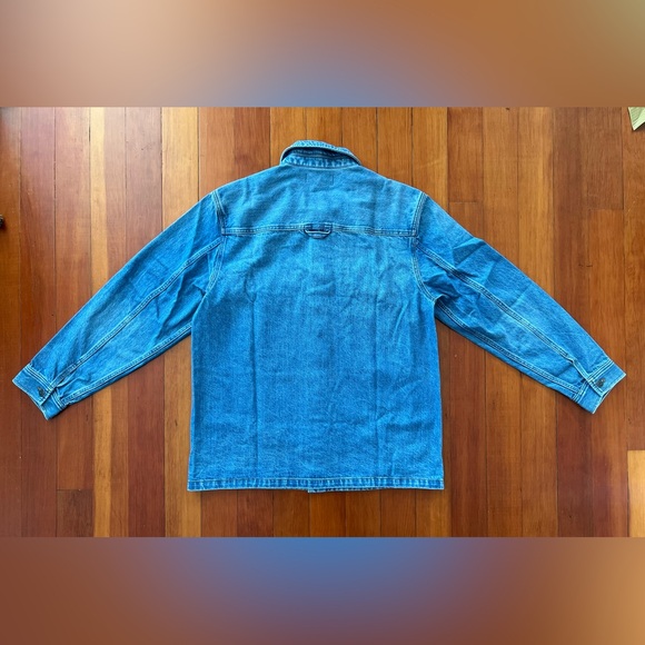 NWOT Madewell Denim Shirt-Jacket in Jamestown Wash - Medium - Blue - Picture 9 of 9